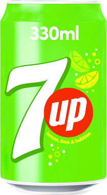 7 Up, can 330 ml x 24
