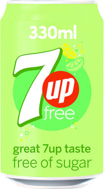 Diet 7 Up, can 330 ml x 24