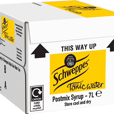 Schweppes Tonic Water, post-mix 7 lt x 1