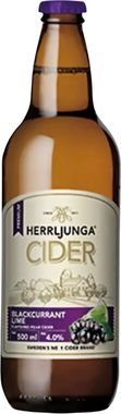 Herrljunga Blackcurrant & Lime Cider, NRB 500 ml x 12