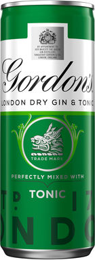 Gordon's London Dry Gin and Tonic, Can