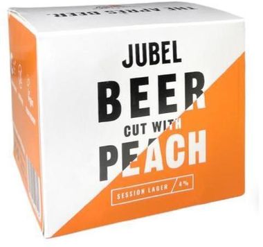 Jubel Beer cut with Peach, Multipack (W&W ONLY)