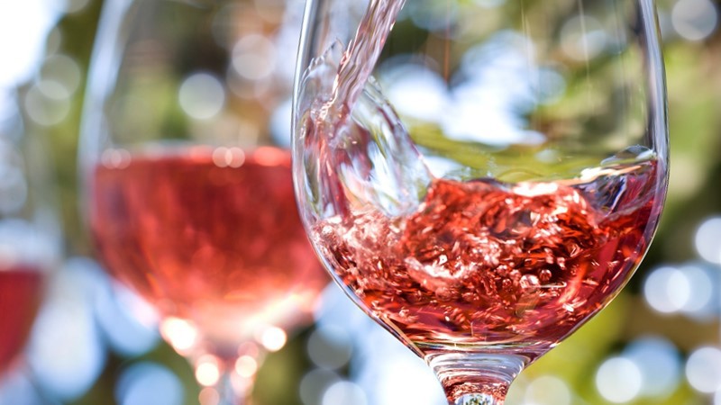 Rose Wine Poured.JPG